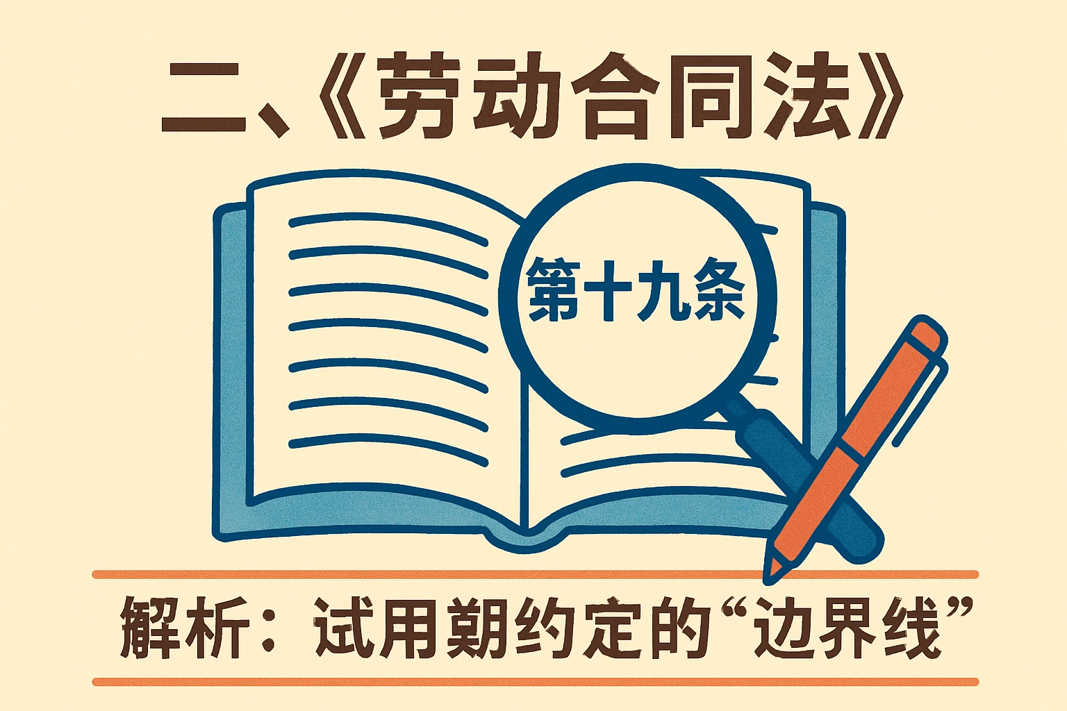 二、《劳动合同法》第十九条解析：试用期约定的“边界线”