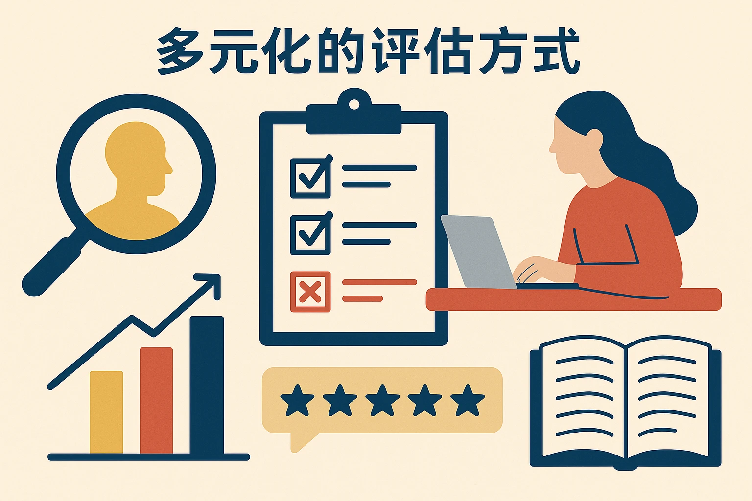 3.2 多元化的评估方式