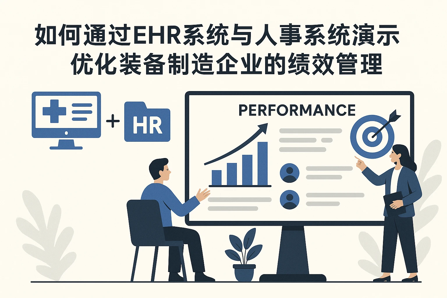 如何通过EHR系统与人事系统演示优化装备制造企业的绩效管理