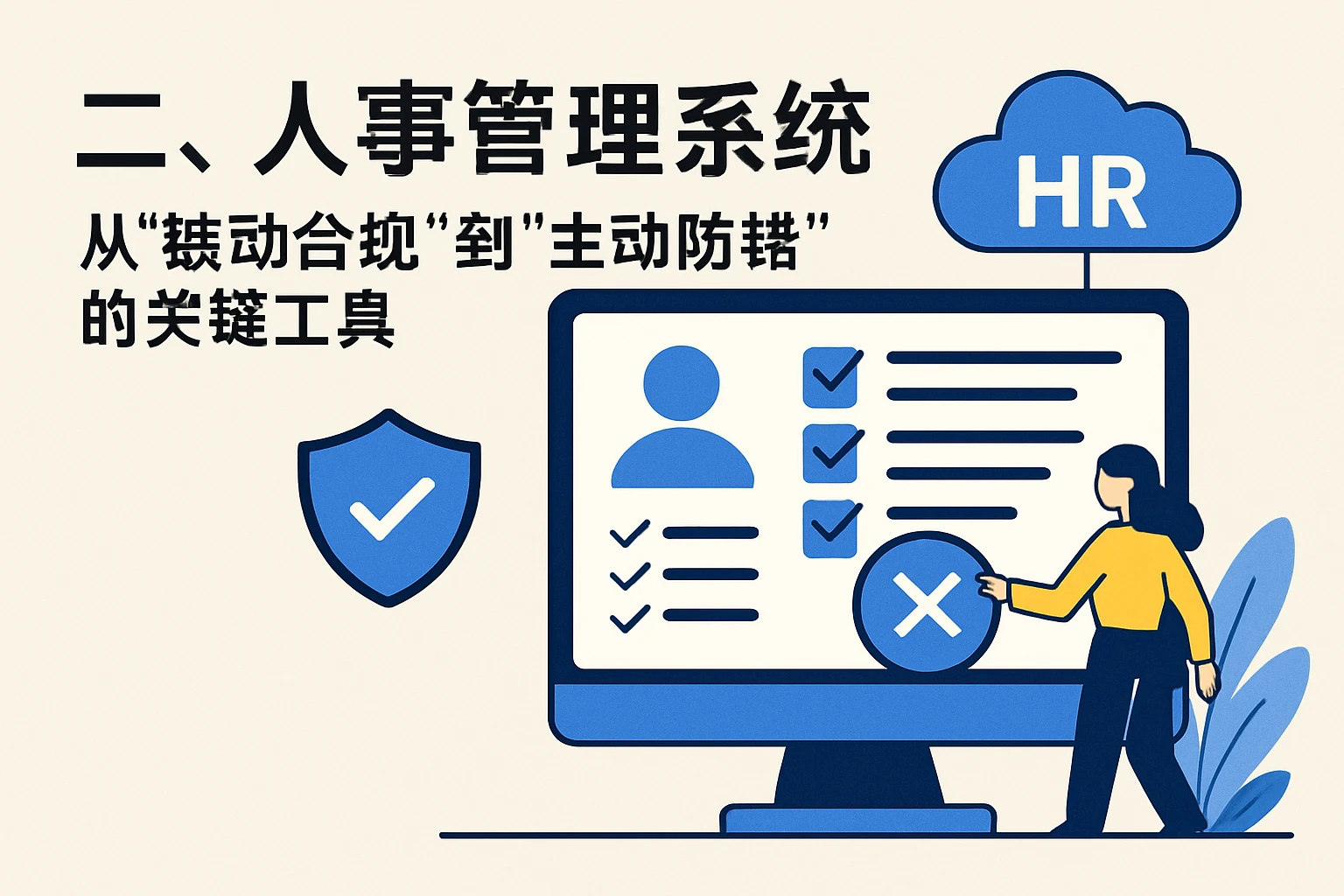 二、人事管理系统：从“被动合规”到“主动防错”的关键工具