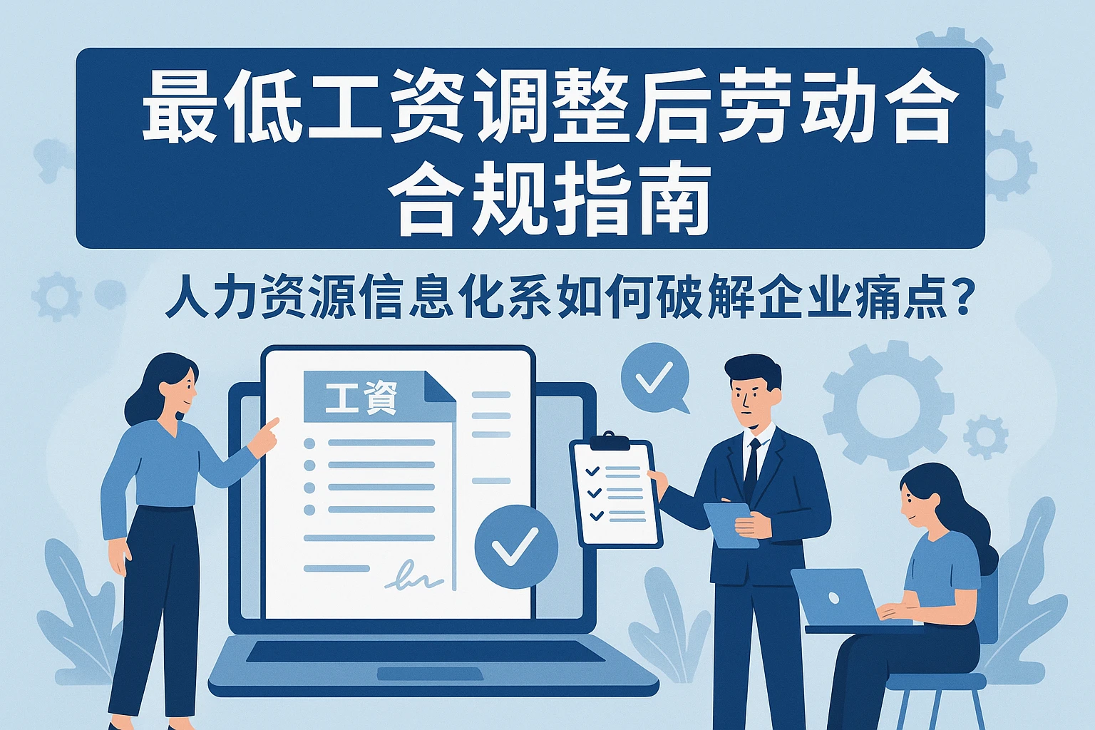 最低工资调整后劳动合同合规指南：人力资源信息化系统如何破解企业痛点？