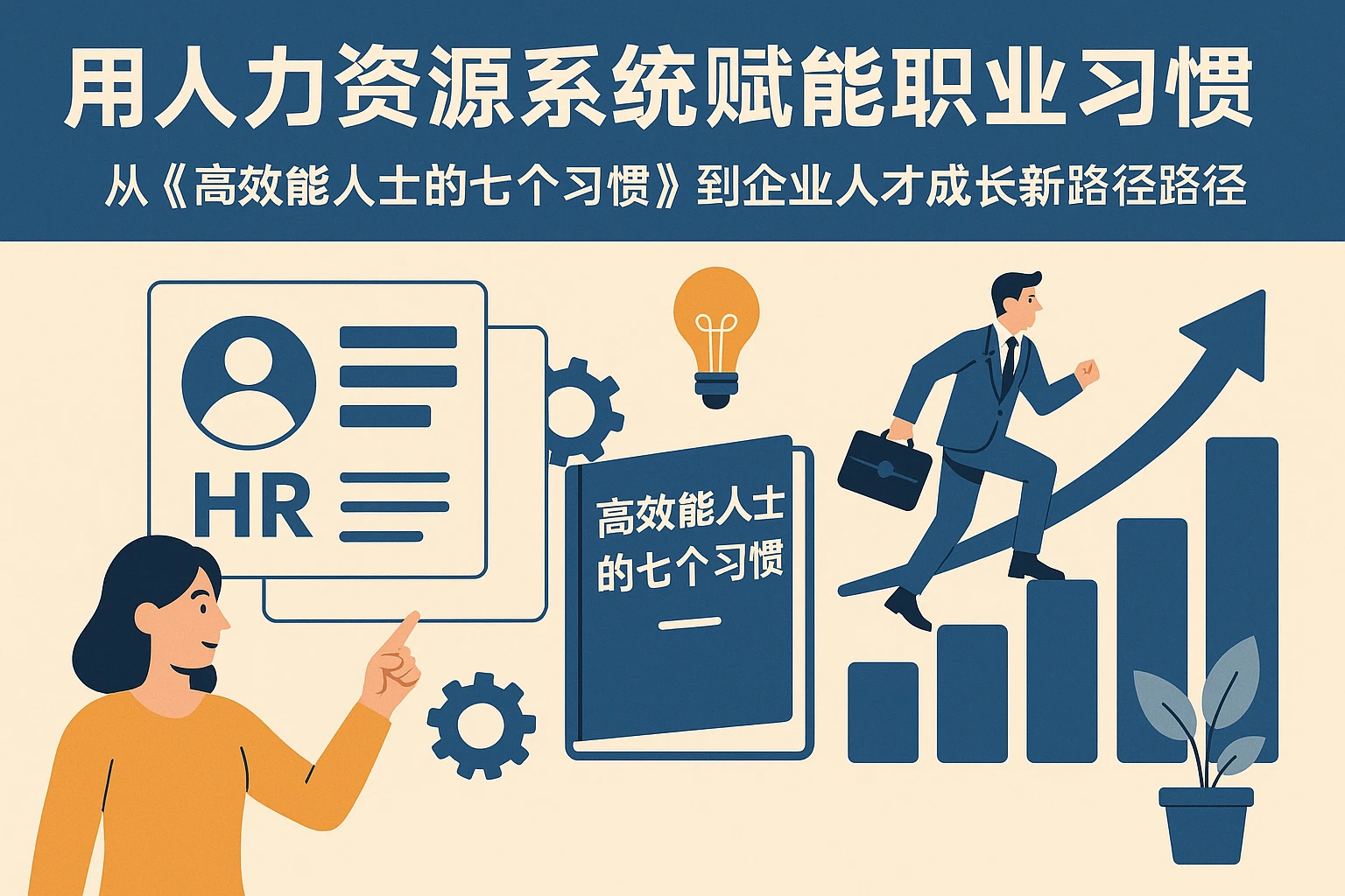 用人力资源系统赋能职业习惯培训:从《高效能人士的七个习惯》到企业人才成长新路径