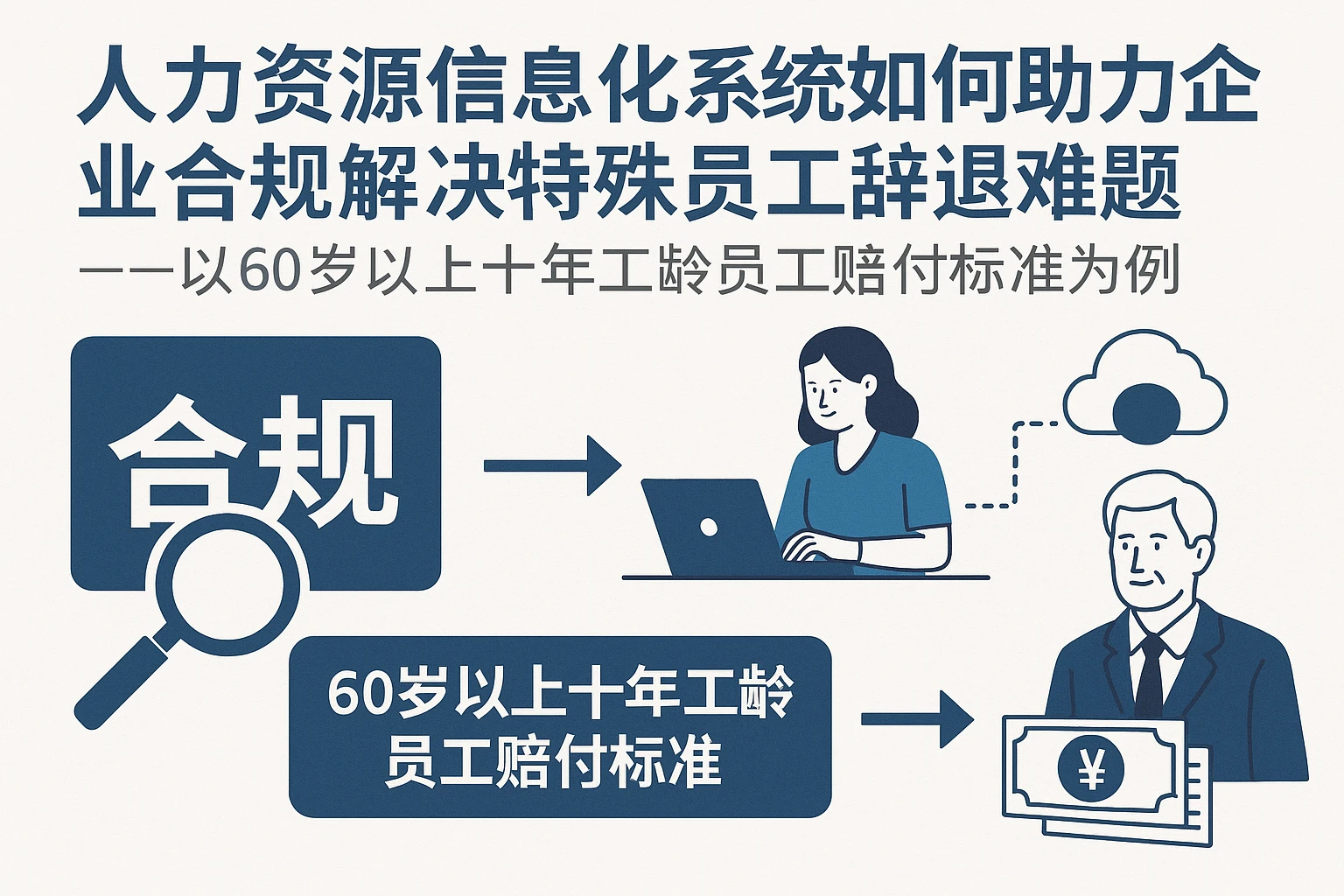 人力资源信息化系统如何助力企业合规解决特殊员工辞退难题——以60岁以上十年工龄员工赔付标准为例