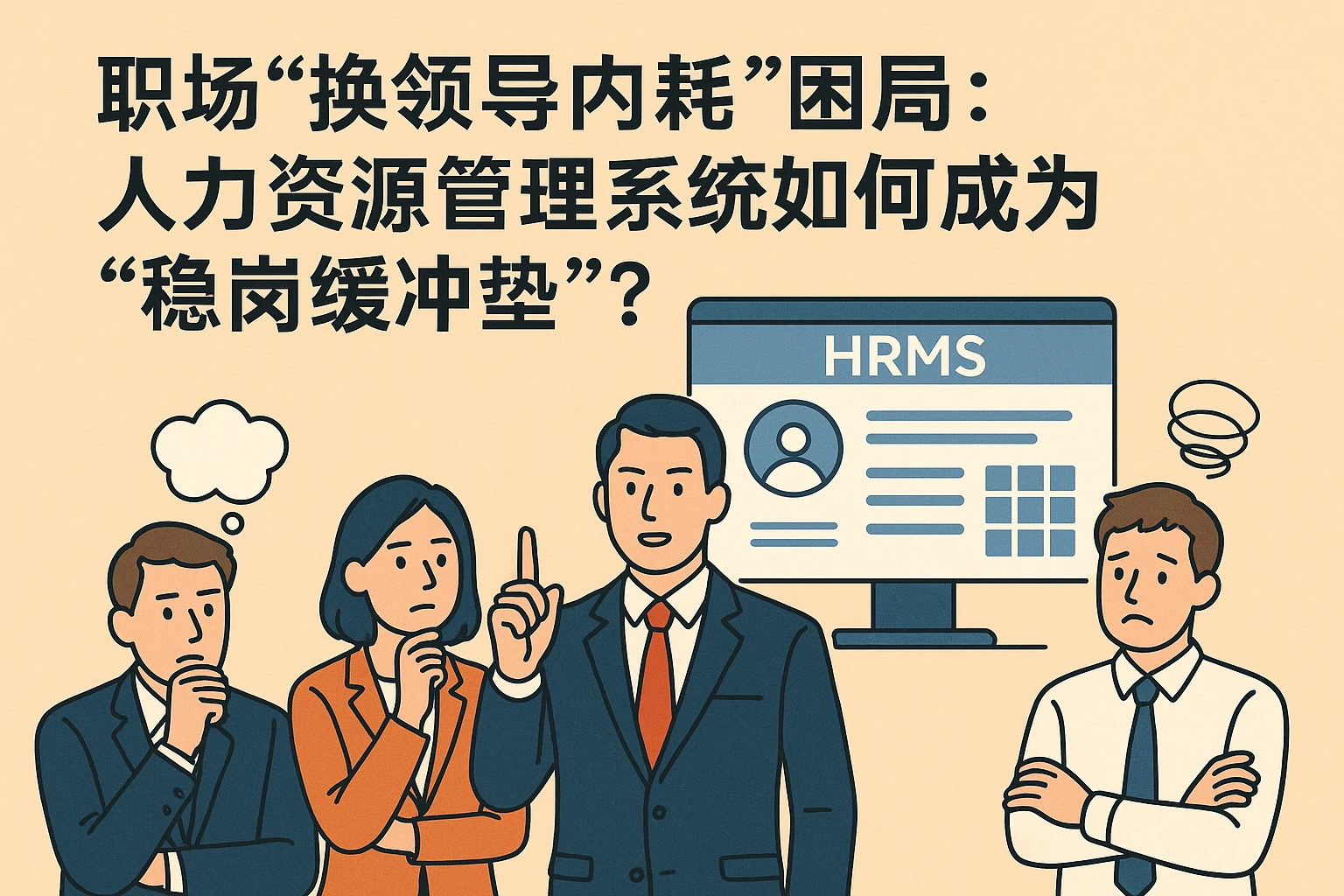 职场“换领导内耗”困局：人力资源管理系统如何成为“稳岗缓冲垫”？
