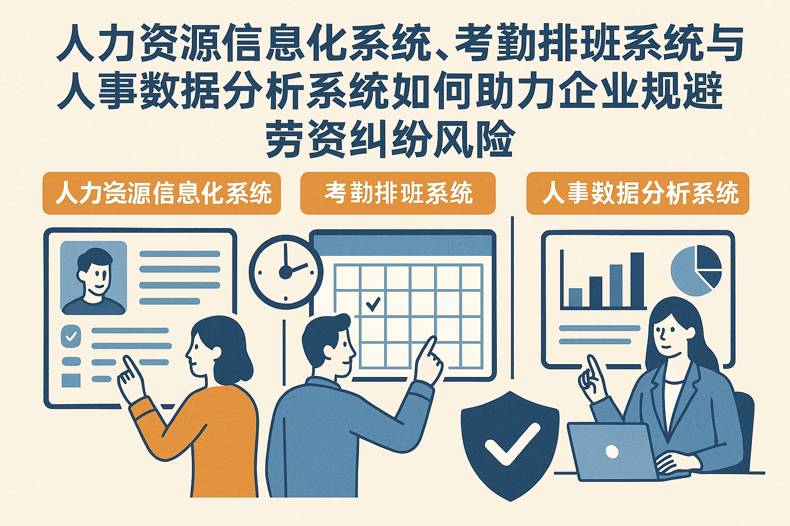人力资源信息化系统、考勤排班系统与人事数据分析系统如何助力企业规避劳资纠纷风险