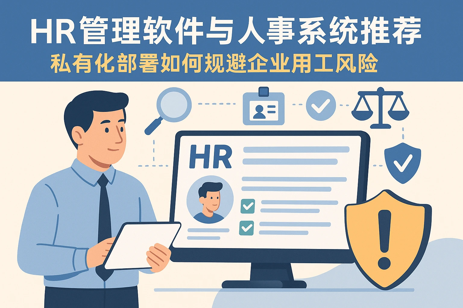 HR管理软件与人事系统推荐：私有化部署如何规避企业用工风险