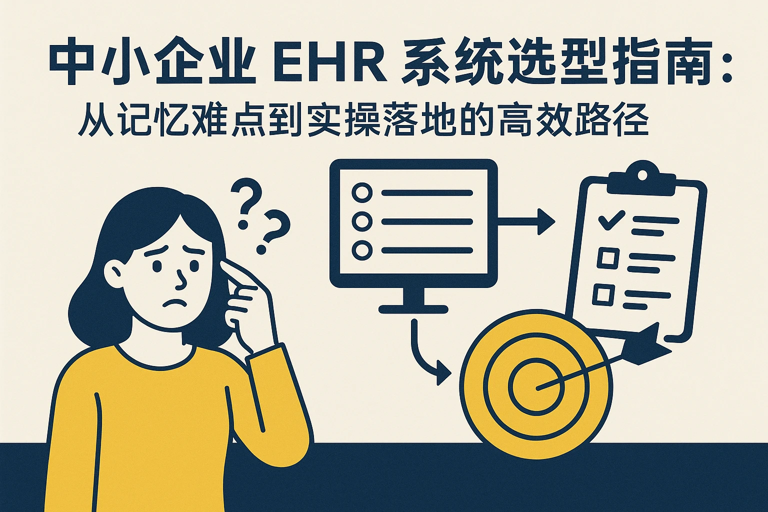 中小企业EHR系统选型指南：从记忆难点到实操落地的高效路径