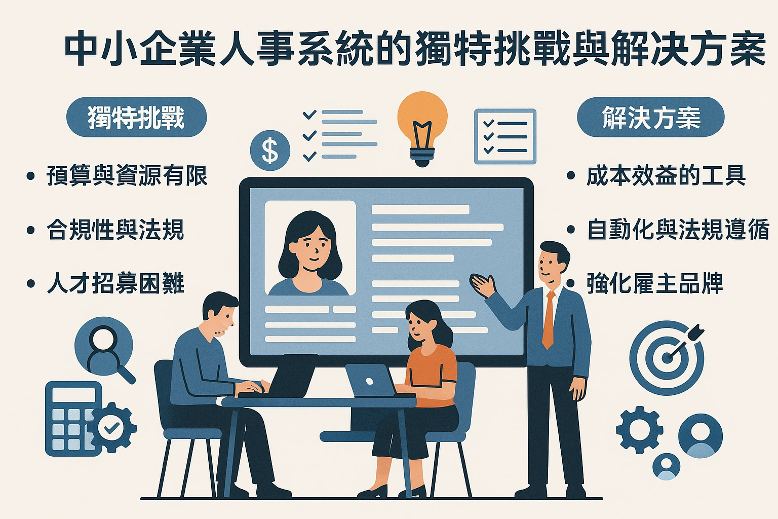 中小企业人事系统的独特挑战与解决方案