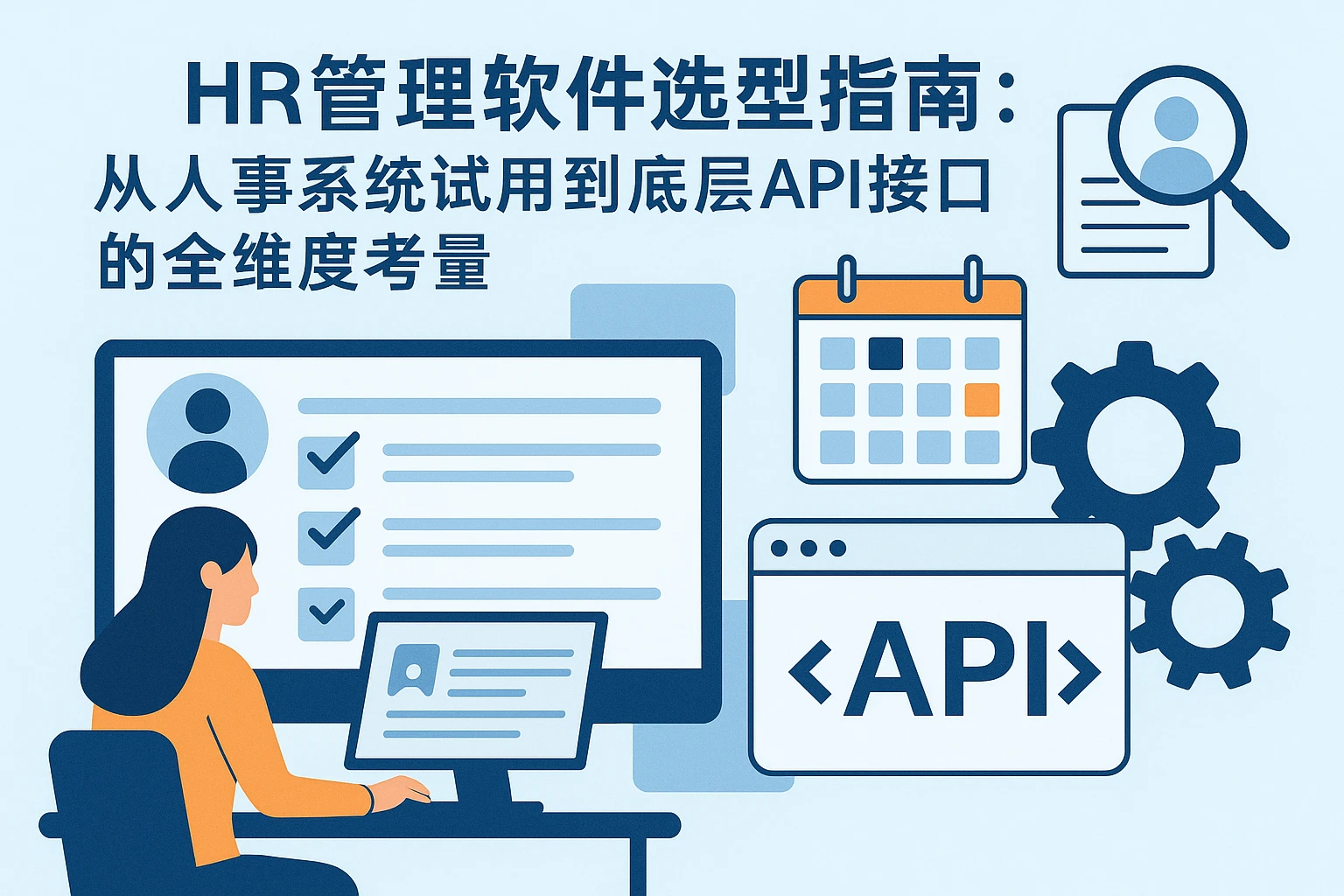 HR管理软件选型指南：从人事系统试用到底层API接口的全维度考量