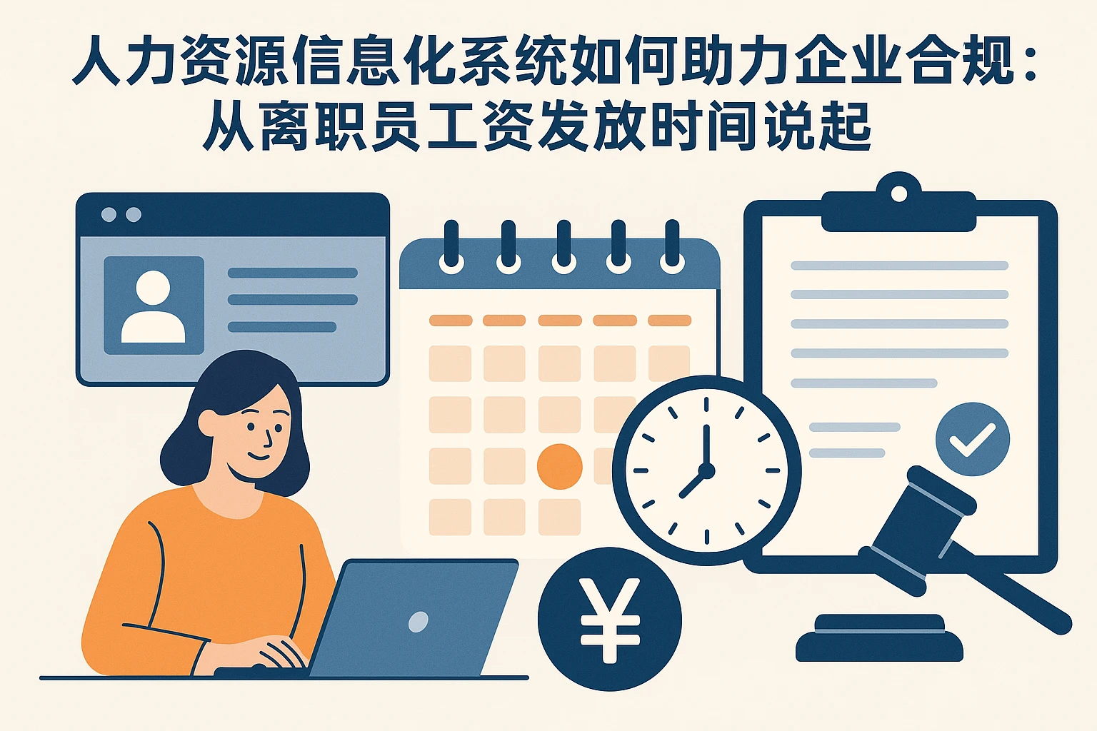 人力资源信息化系统如何助力企业合规：从离职员工工资发放时间说起
