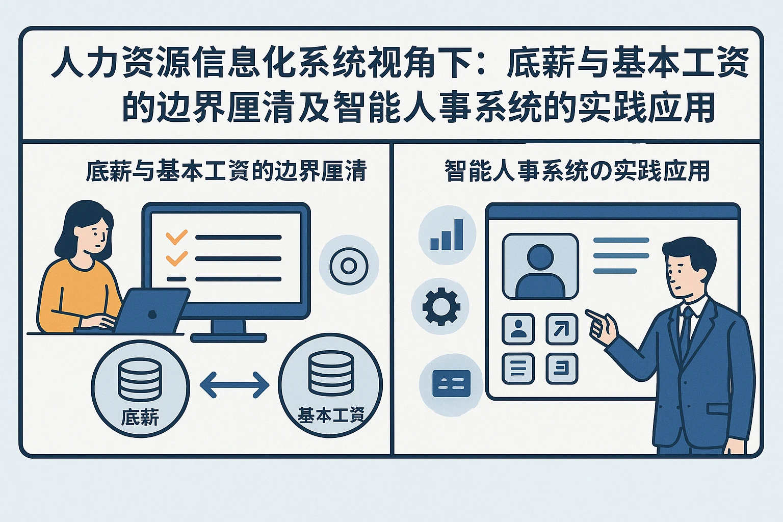 人力资源信息化系统视角下:底薪与基本工资的边界厘清及智能人事系统的实践应用