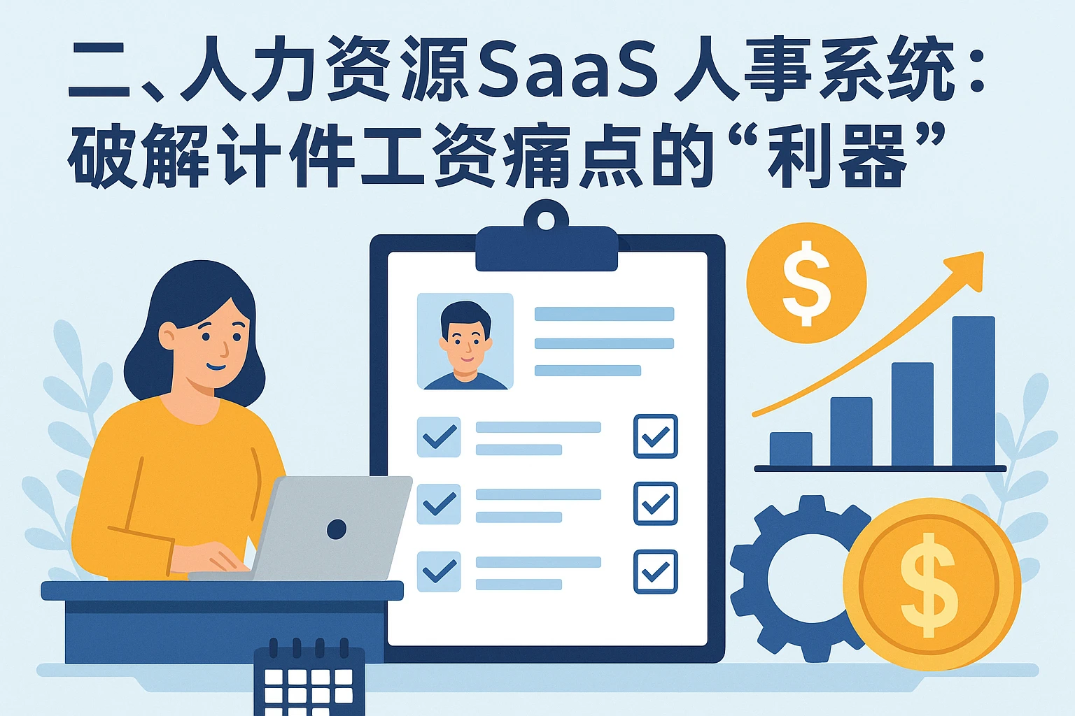 二、人力资源SaaS人事系统:破解计件工资痛点的“利器”