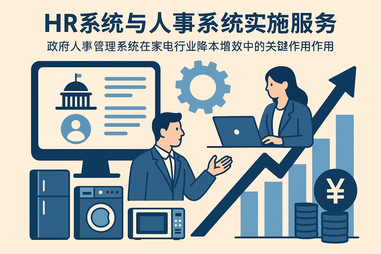 HR系统与人事系统实施服务:政府人事管理系统在家电行业降本增效中的关键作用