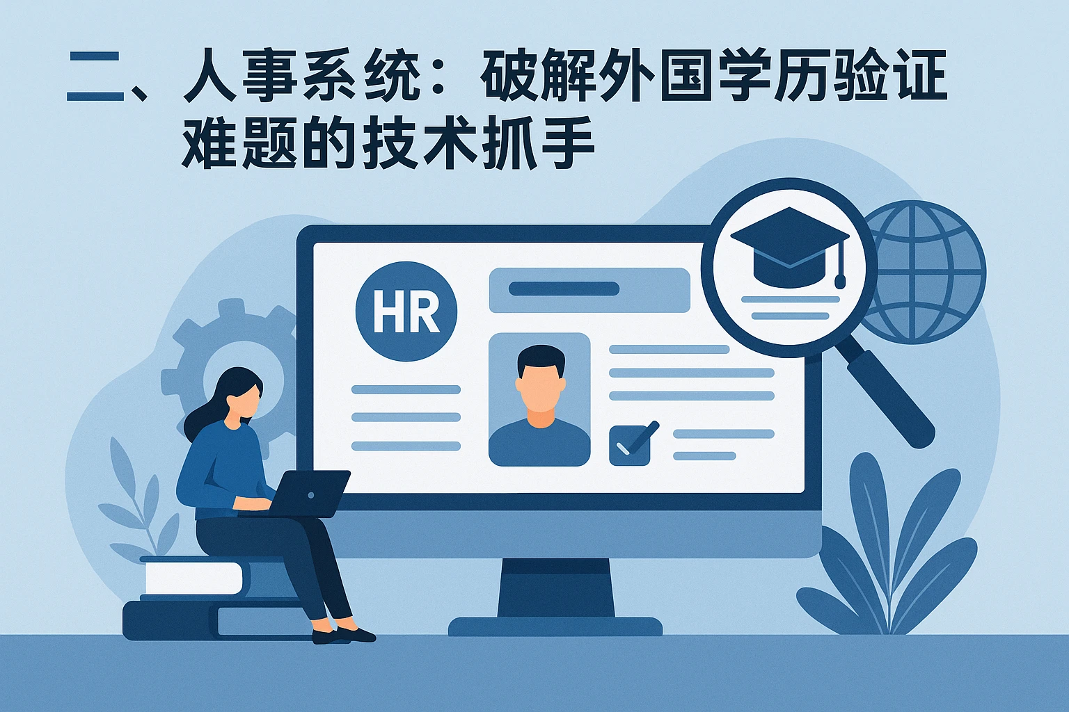 二、人事系统：破解外国学历验证难题的技术抓手