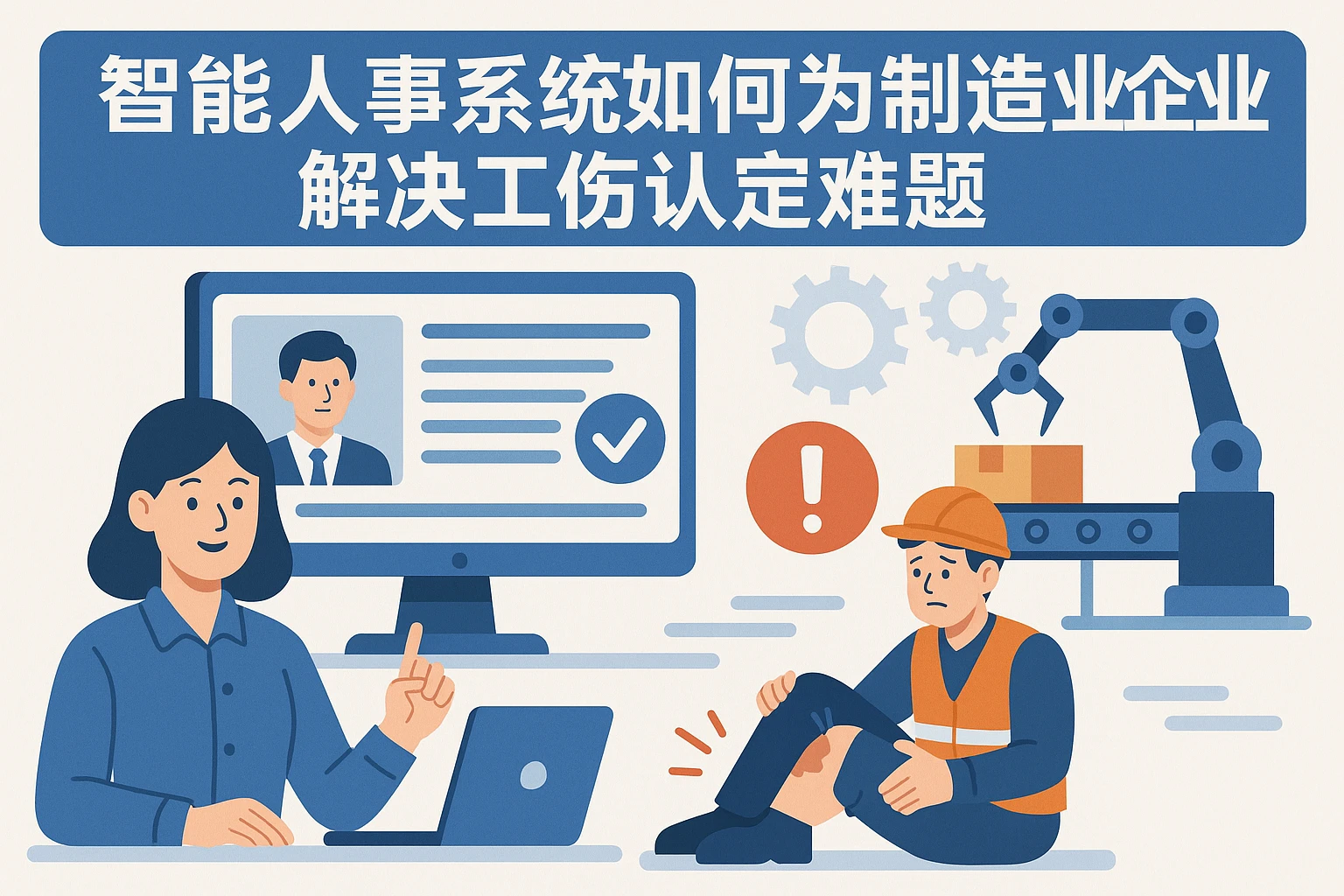 智能人事系统如何为制造业企业解决工伤认定难题