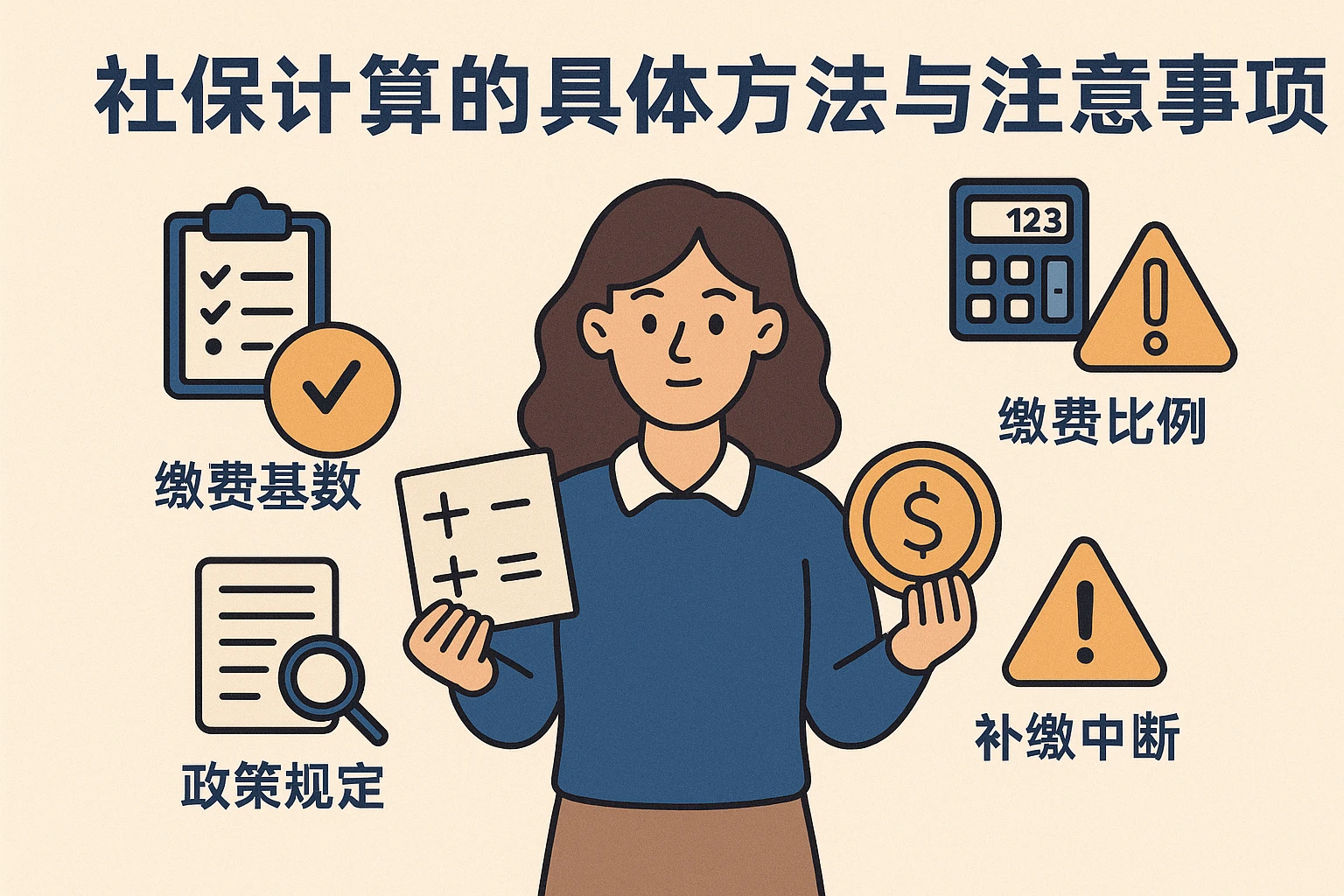 社保计算的具体方法与注意事项
