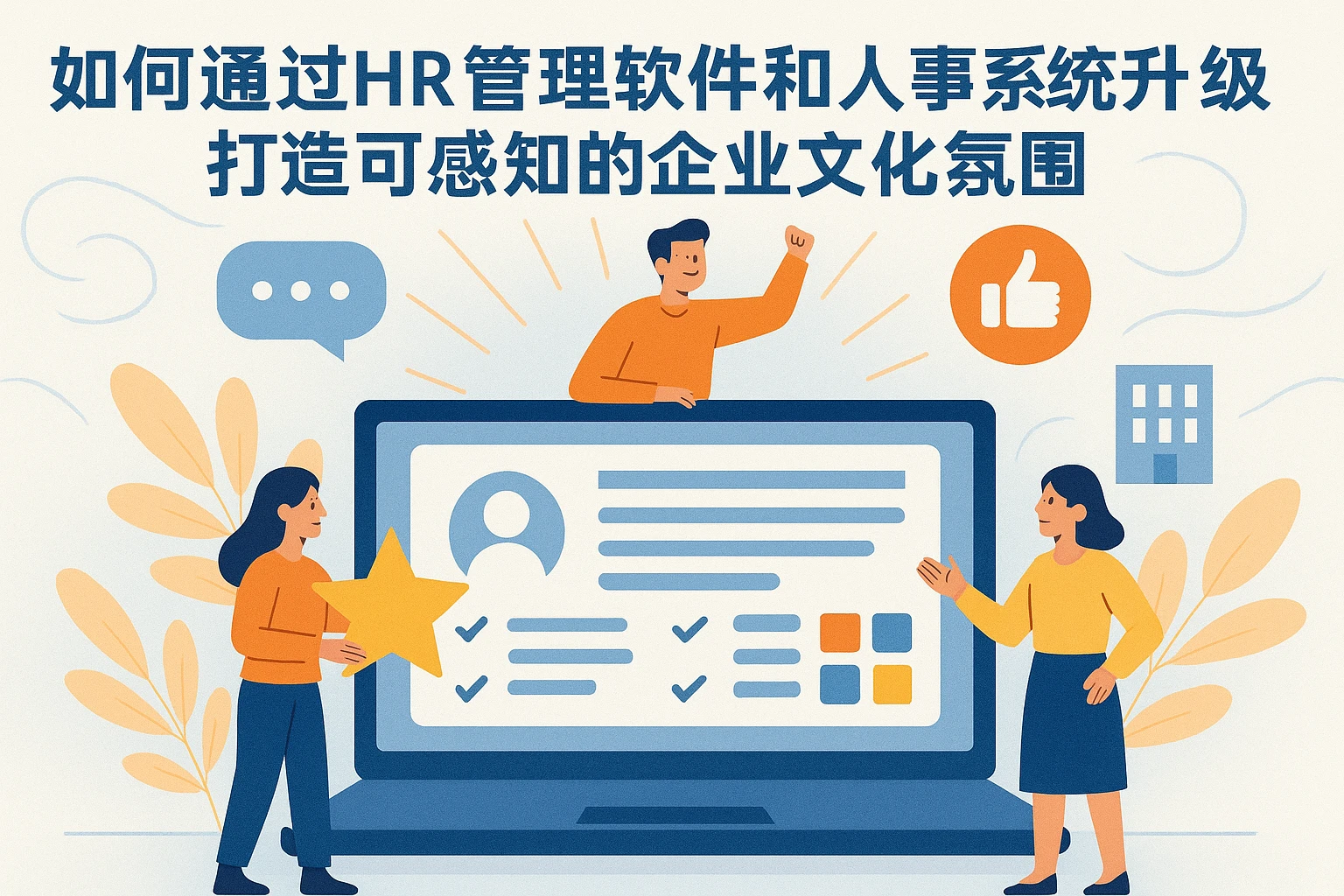如何通过HR管理软件和人事系统升级打造可感知的企业文化氛围