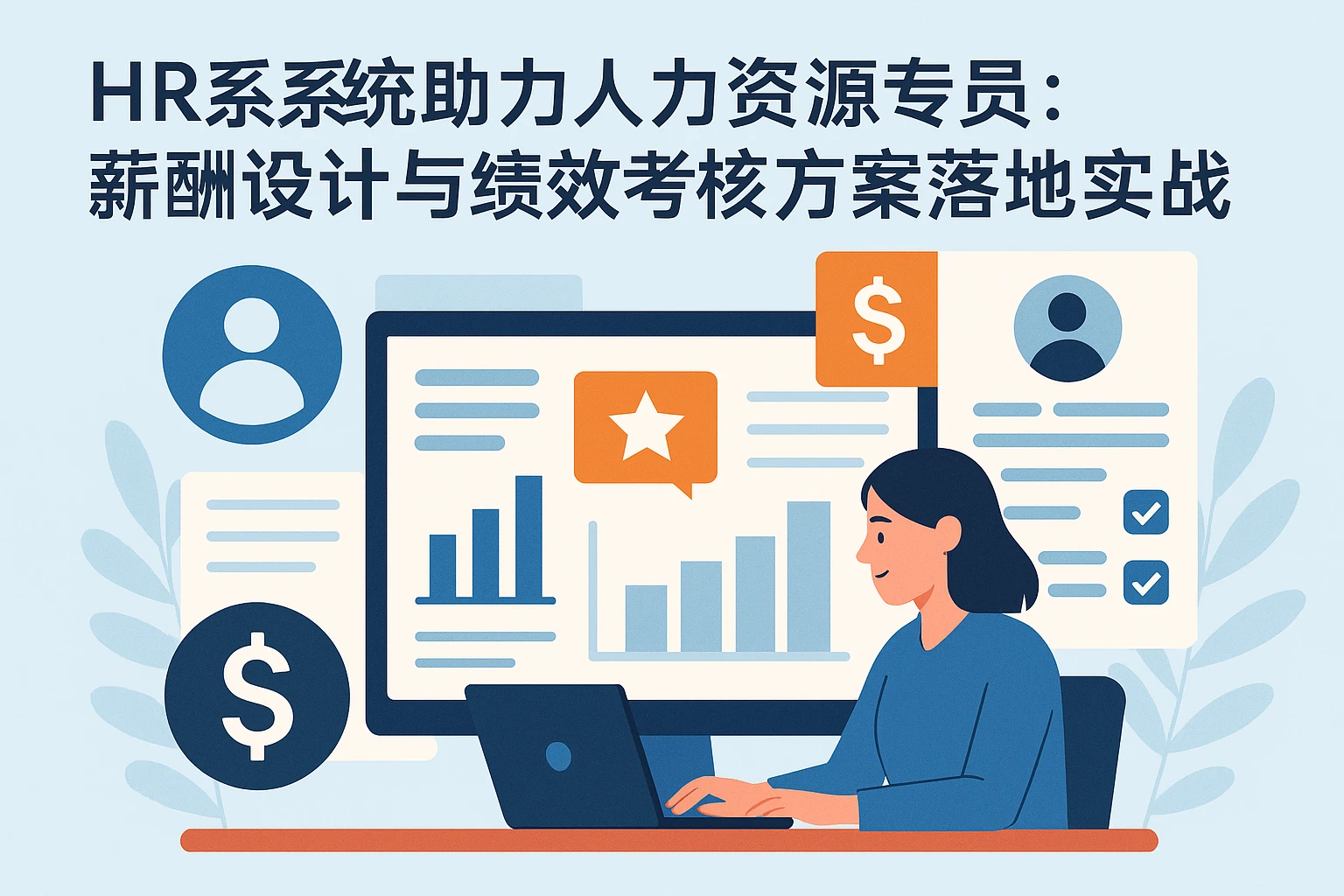 HR系统助力人力资源专员：薪酬设计与绩效考核方案落地实战