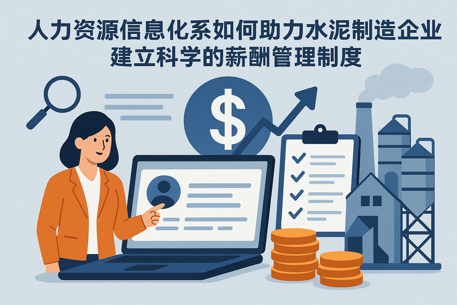 人力资源信息化系统如何助力水泥制造企业建立科学的薪酬管理制度