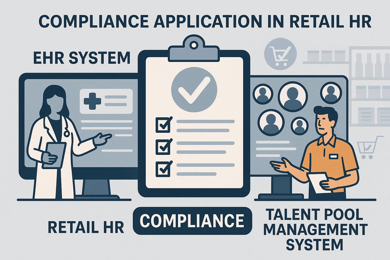 EHR系统与人才库管理系统在零售业人事系统中的合规应用