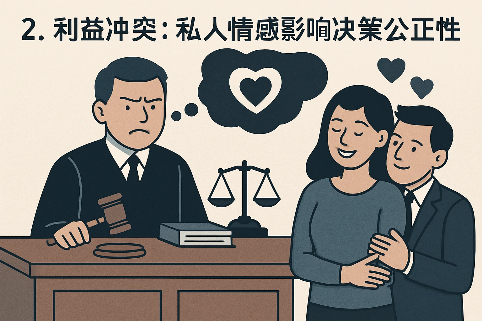 2. 利益冲突:私人情感影响决策公正性