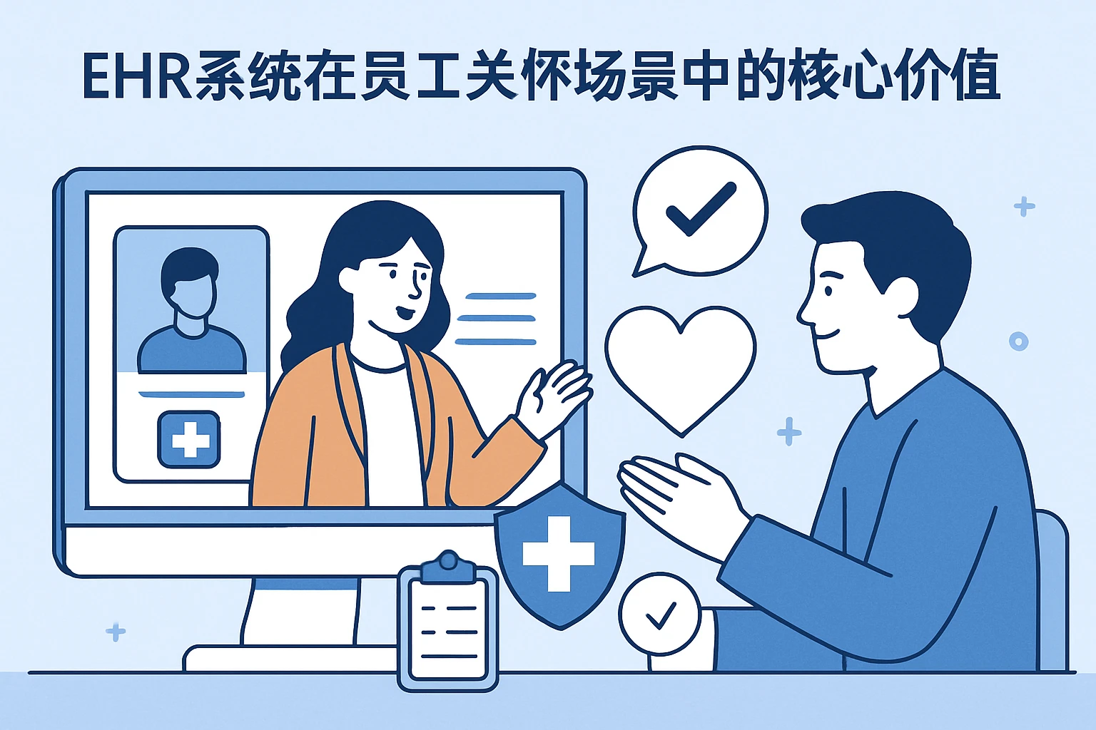 EHR系统在员工关怀场景中的核心价值