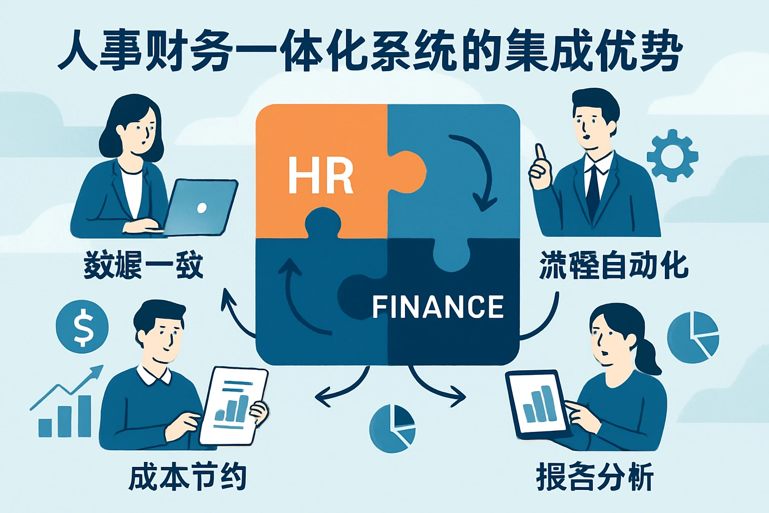 人事财务一体化系统的集成优势