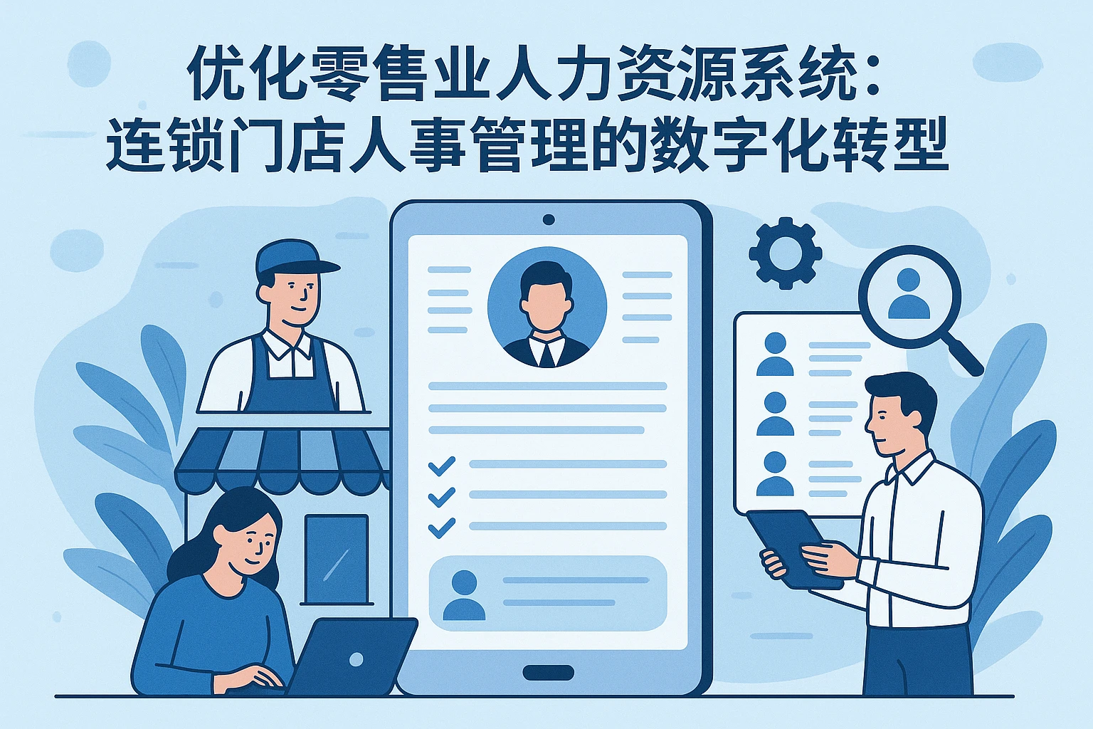 优化零售业人力资源系统:连锁门店人事管理的数字化转型