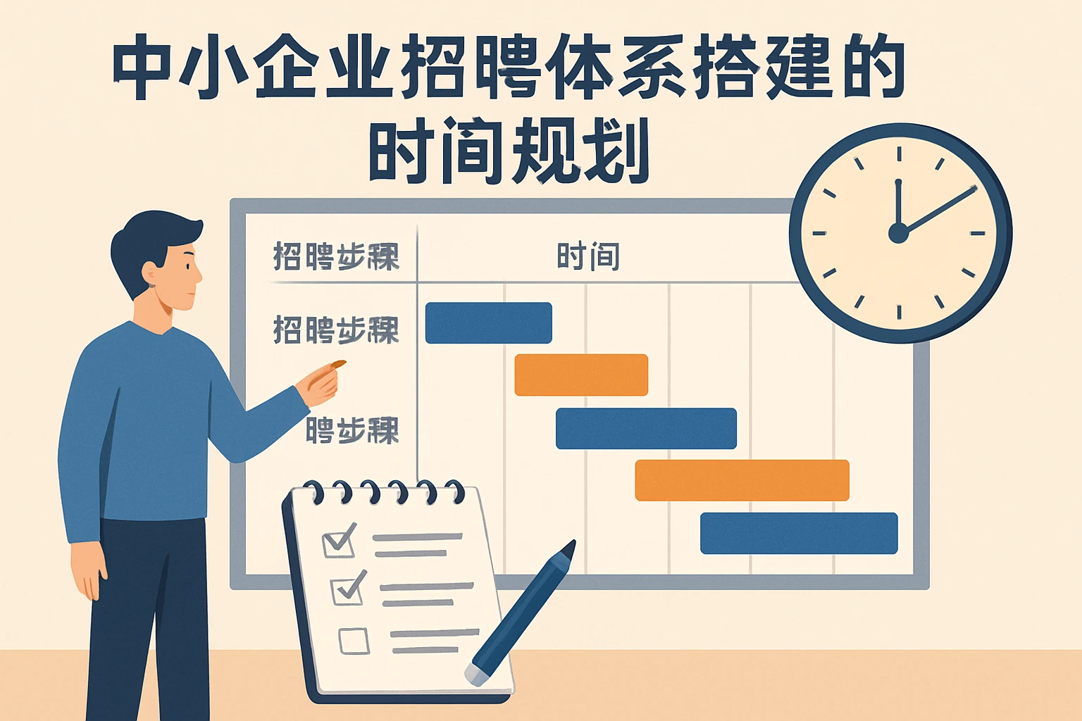 中小企业招聘体系搭建的时间规划