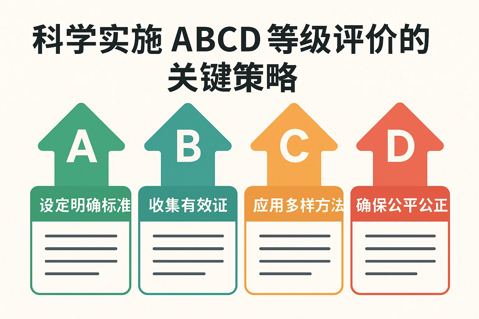 科学实施ABCD等级评价的关键策略