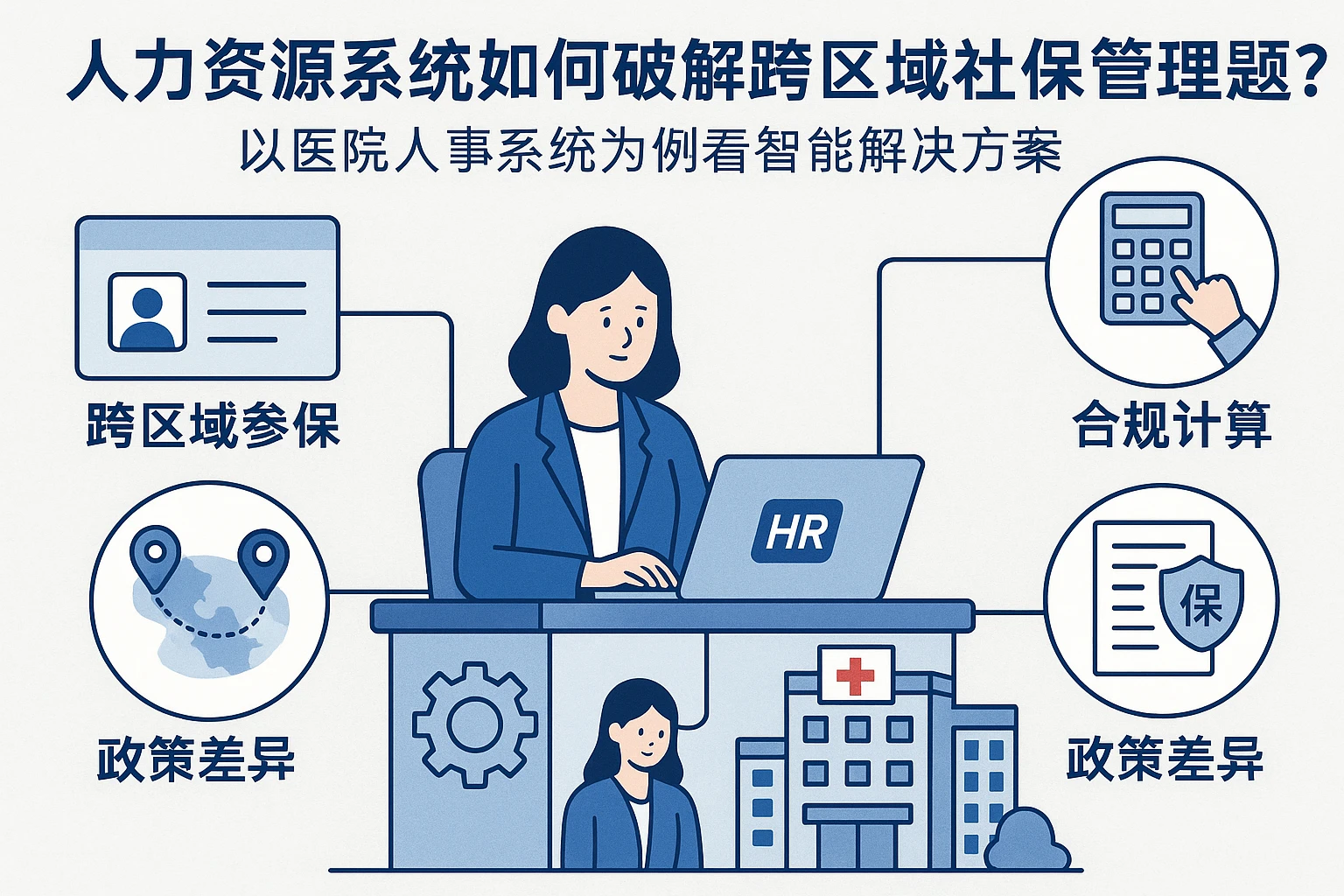 人力资源系统如何破解跨区域社保管理难题？以医院人事系统为例看智能解决方案