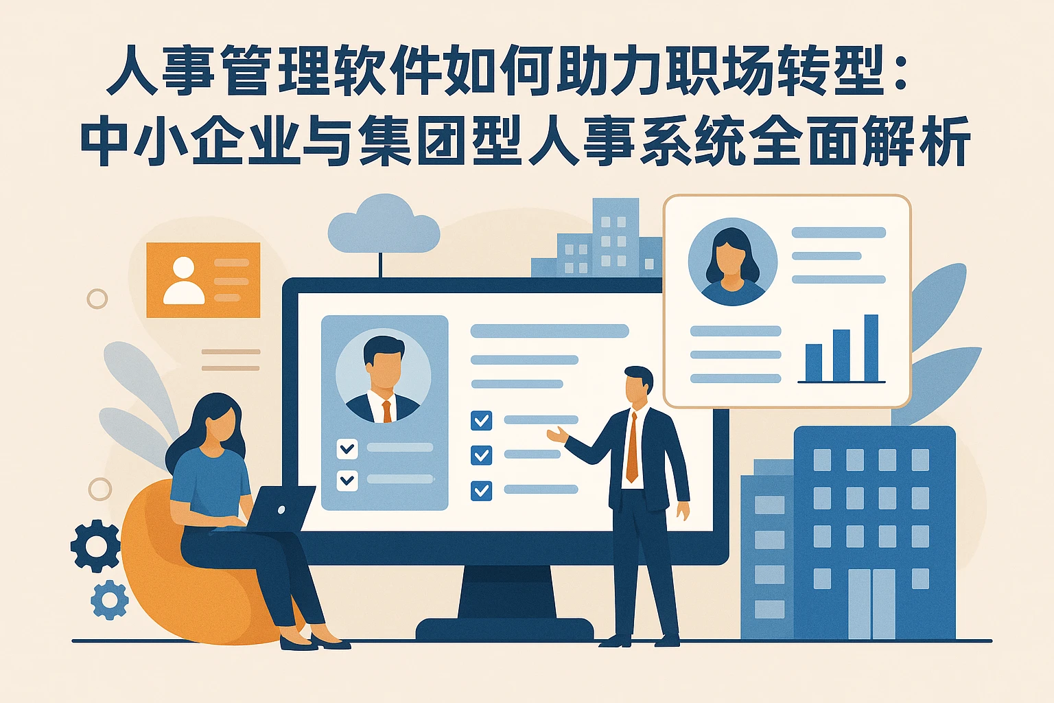 人事管理软件如何助力职场转型:中小企业与集团型人事系统全面解析