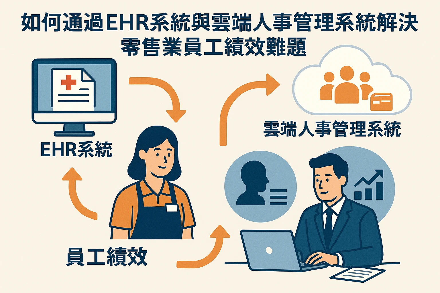 如何通过EHR系统与云端人事管理系统解决零售业员工绩效难题