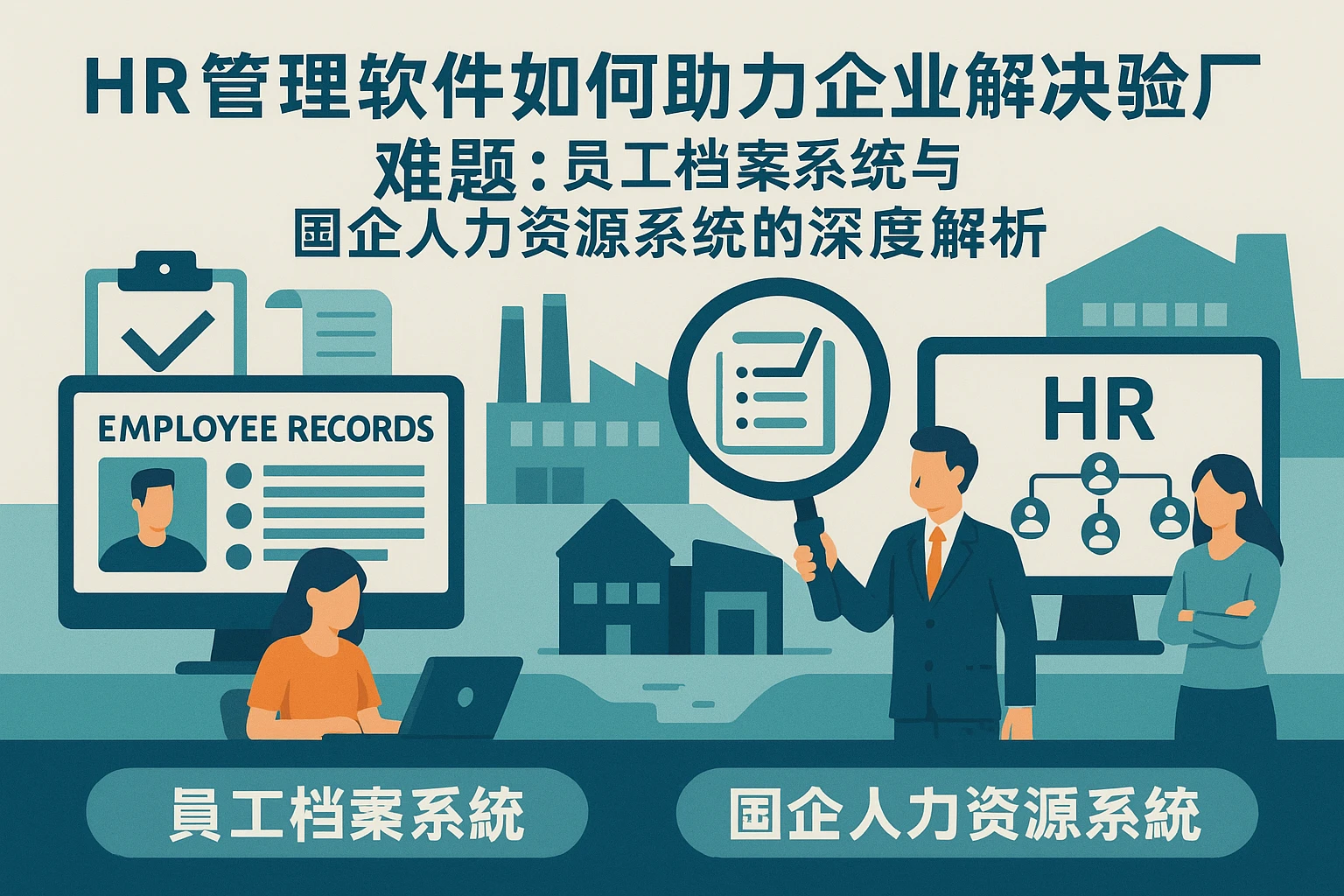 HR管理软件如何助力企业解决验厂难题：员工档案系统与国企人力资源系统的深度解析
