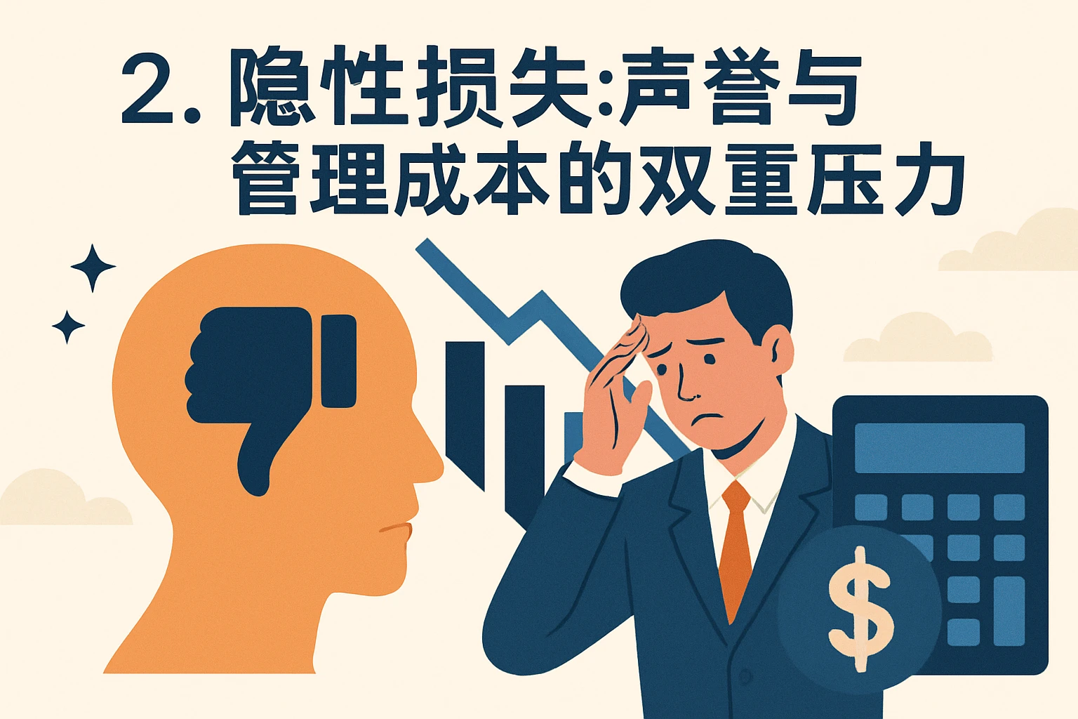 2. 隐性损失:声誉与管理成本的双重压力