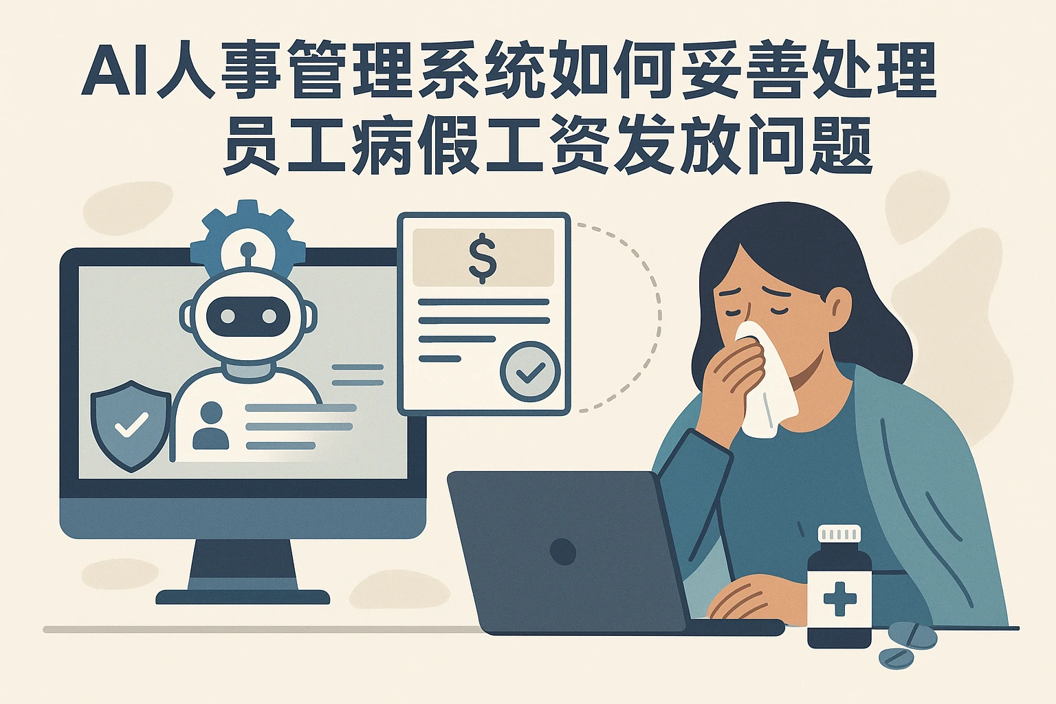 AI人事管理系统如何妥善处理员工病假工资发放问题