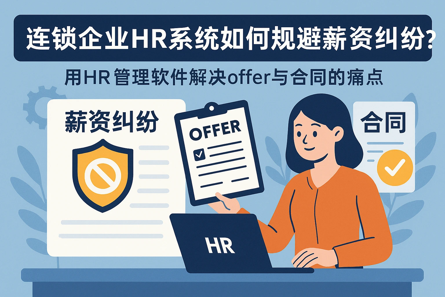 连锁企业HR系统如何规避薪资纠纷？用HR管理软件解决offer与合同的痛点