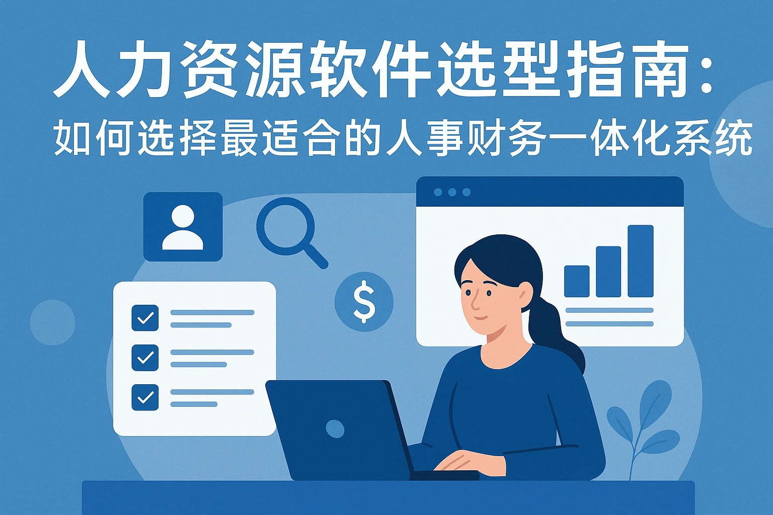 人力资源软件选型指南：如何选择最适合的人事财务一体化系统