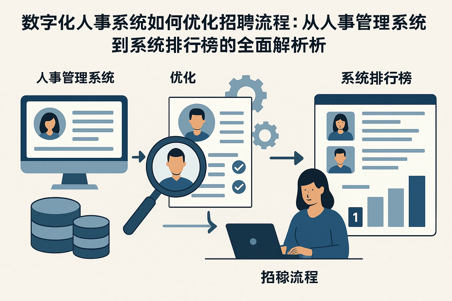 数字化人事系统如何优化招聘流程：从人事管理系统到系统排行榜的全面解析