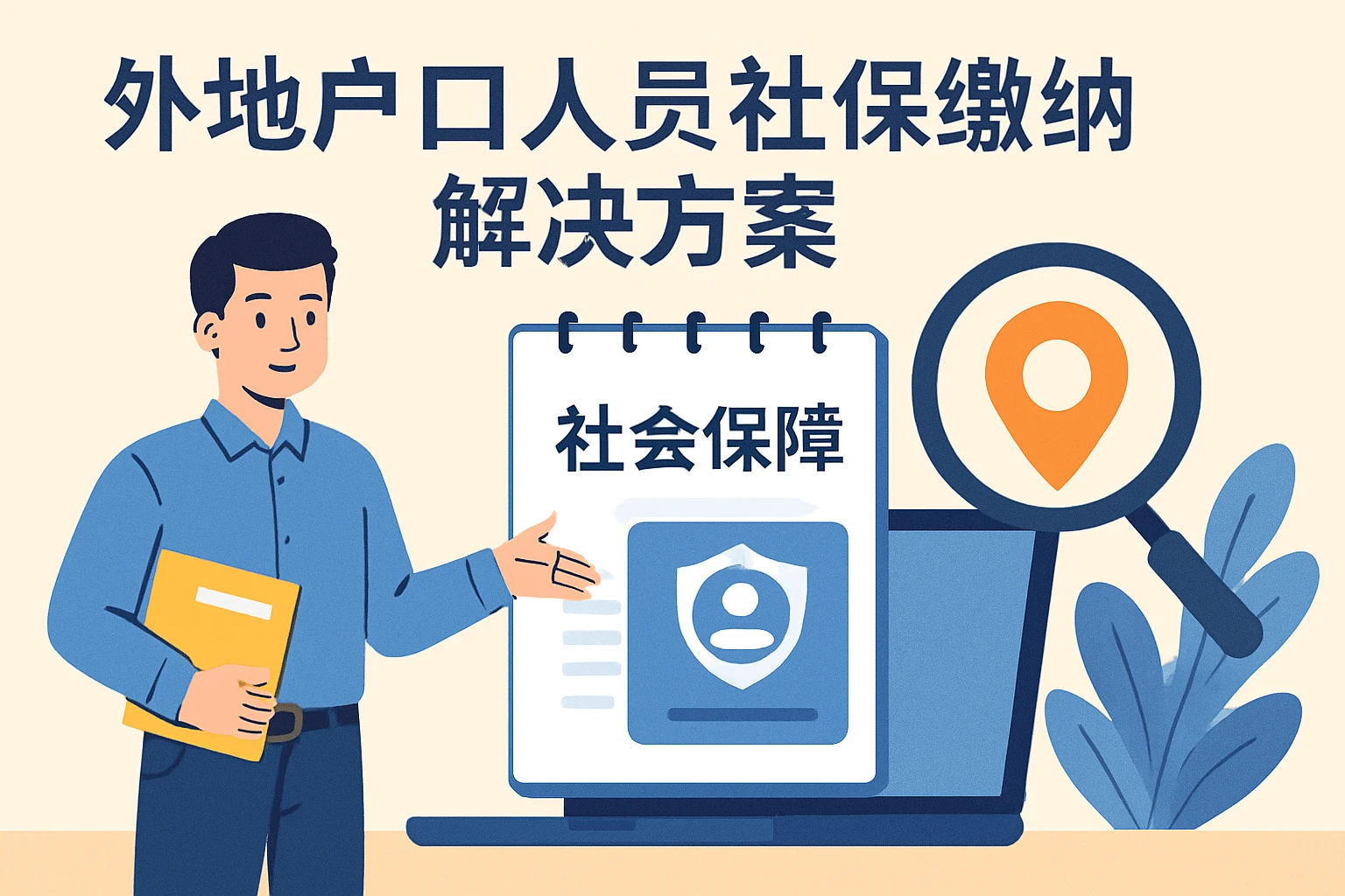 外地户口人员社保缴纳解决方案