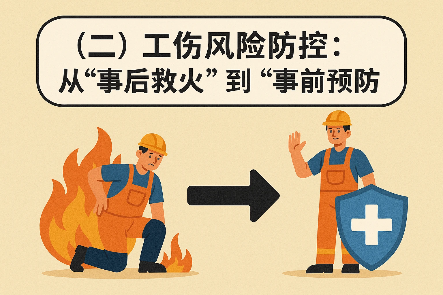 （二）工伤风险防控：从“事后救火”到“事前预防”