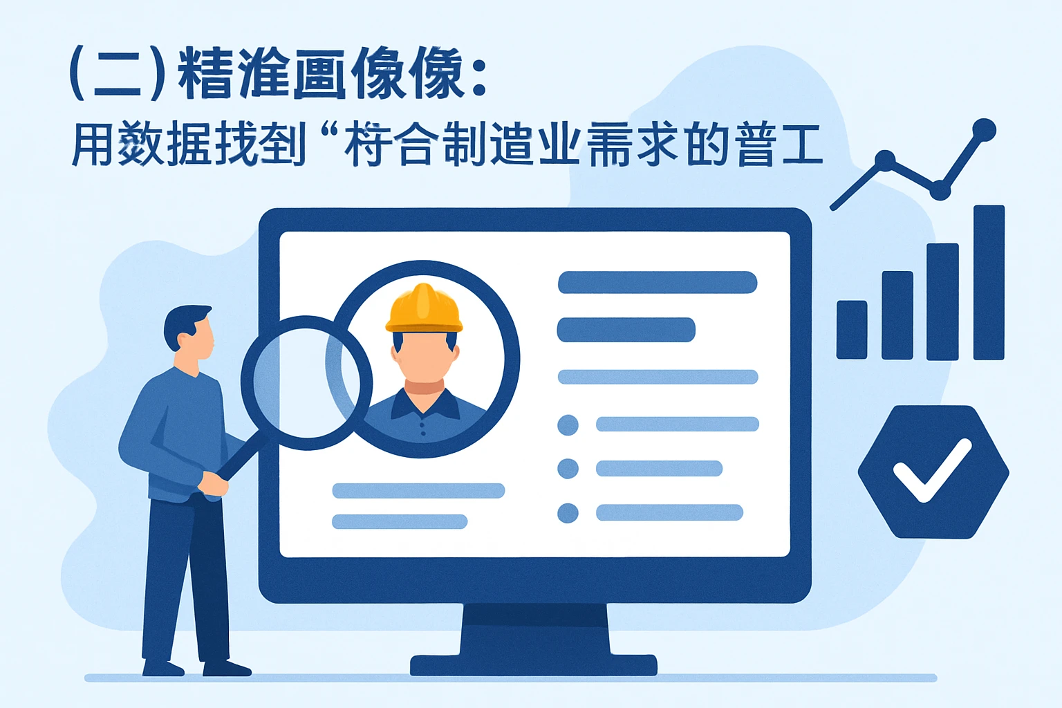 （二）精准画像：用数据找到“符合制造业需求的普工”