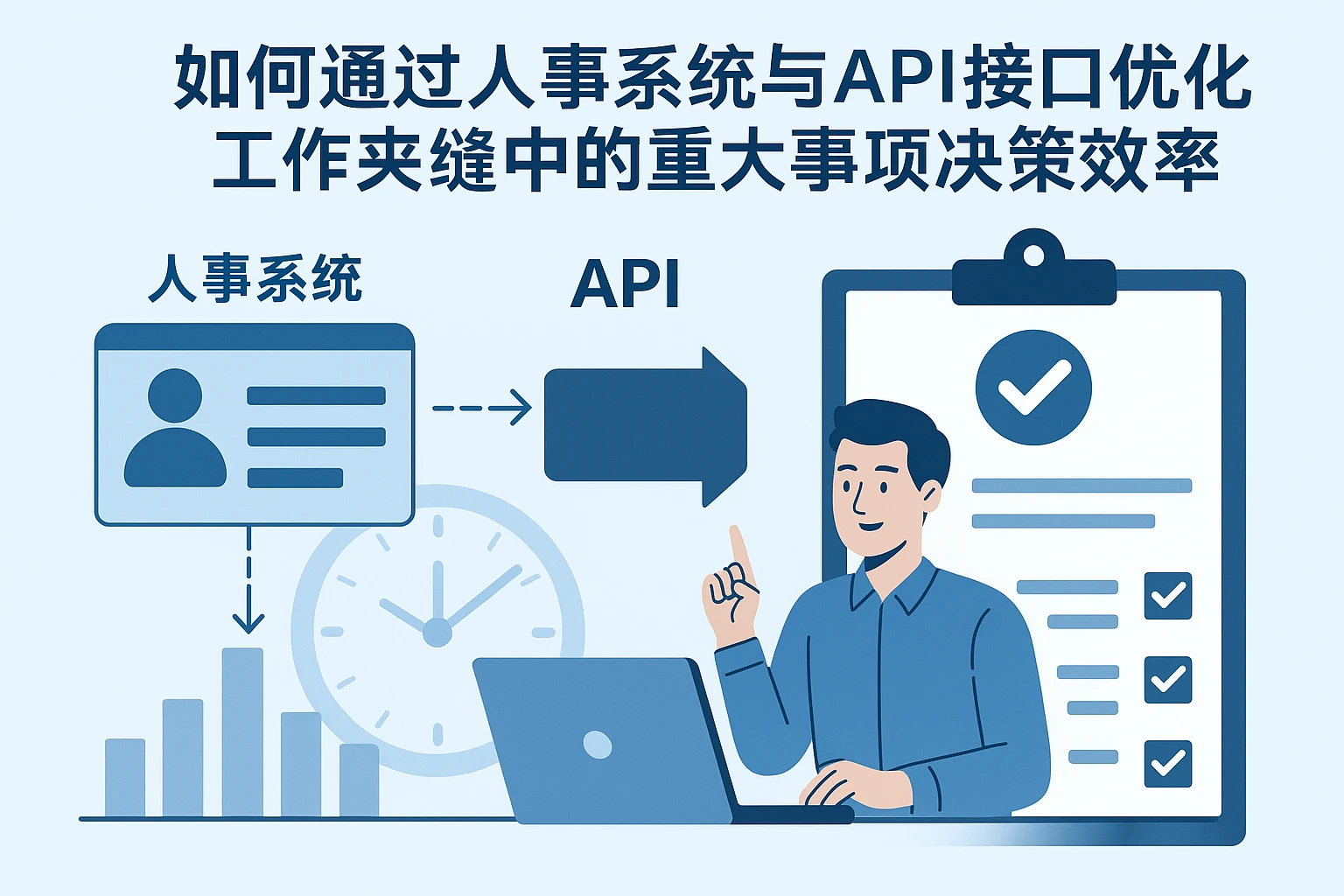 如何通过人事系统与API接口优化工作夹缝中的重大事项决策效率