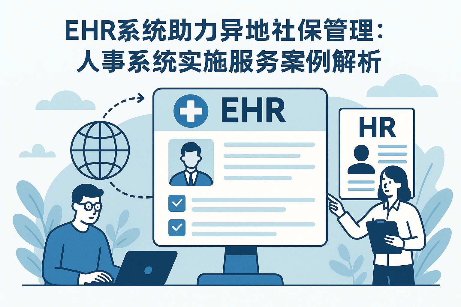EHR系统助力异地社保管理:人事系统实施服务案例解析