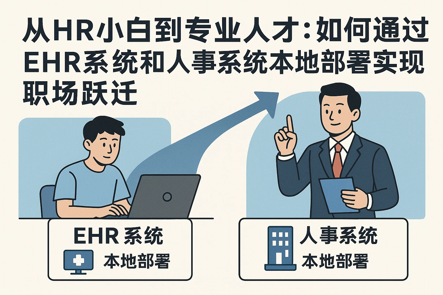从HR小白到专业人才：如何通过ehr系统和人事系统本地部署实现职场跃迁