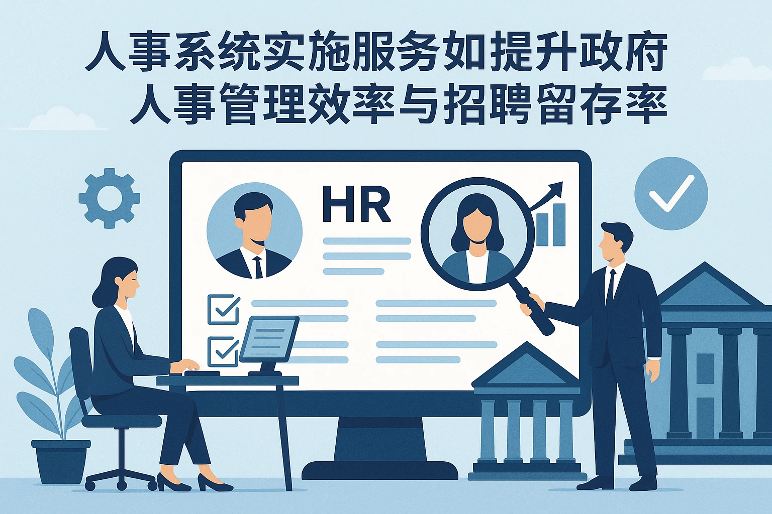 人事系统实施服务如何提升政府人事管理效率与招聘留存率