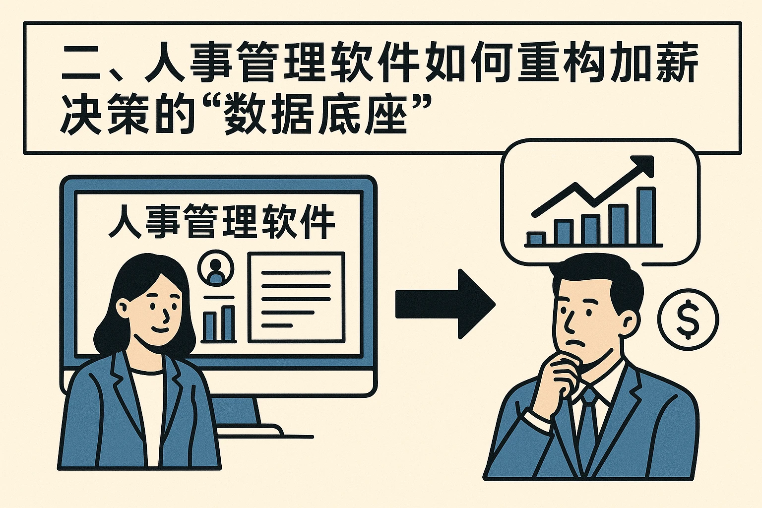 二、人事管理软件如何重构加薪决策的“数据底座”