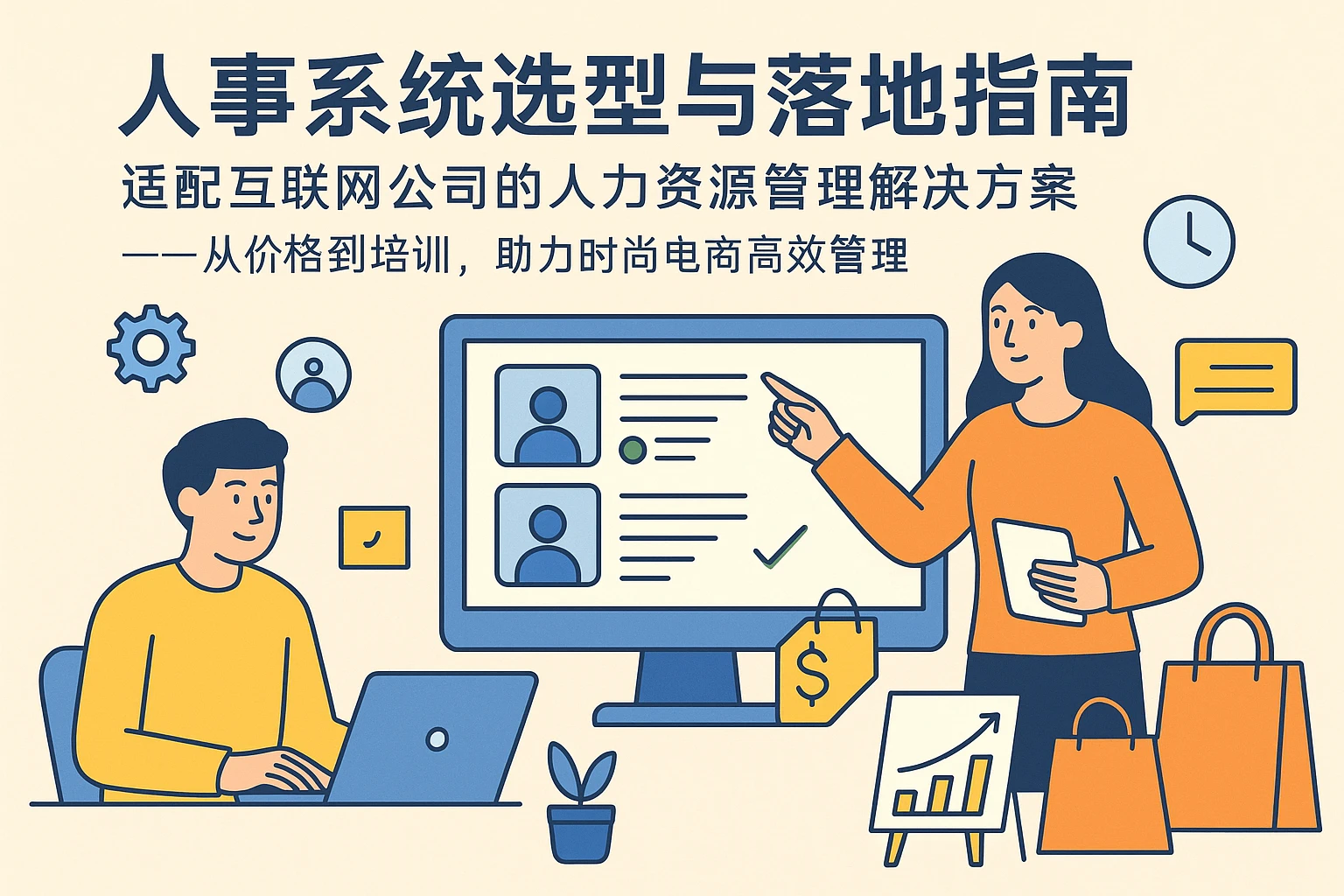 人事系统选型与落地指南:适配互联网公司的人力资源管理解决方案——从价格到培训,助力时尚电商高效管理
