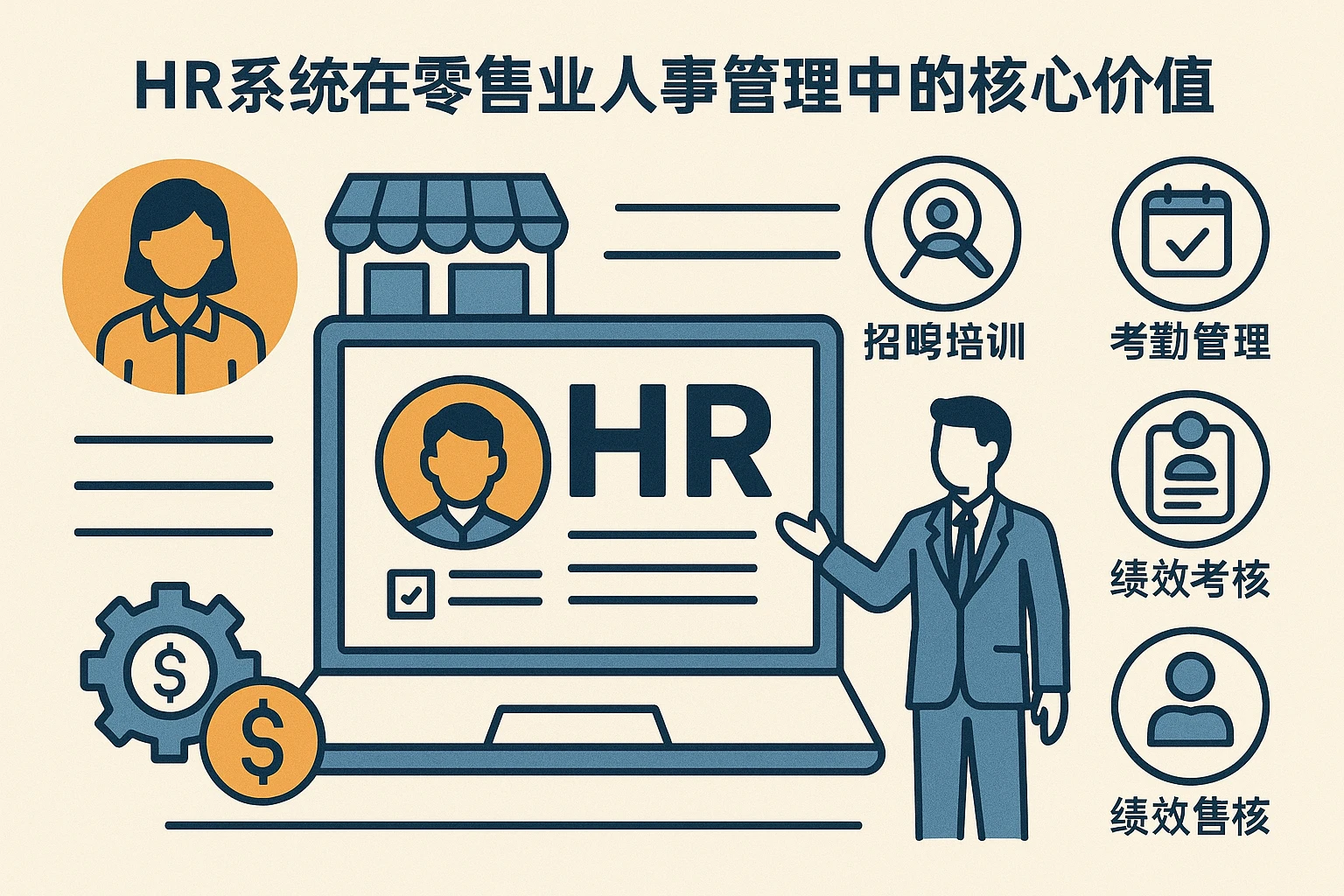 HR系统在零售业人事管理中的核心价值