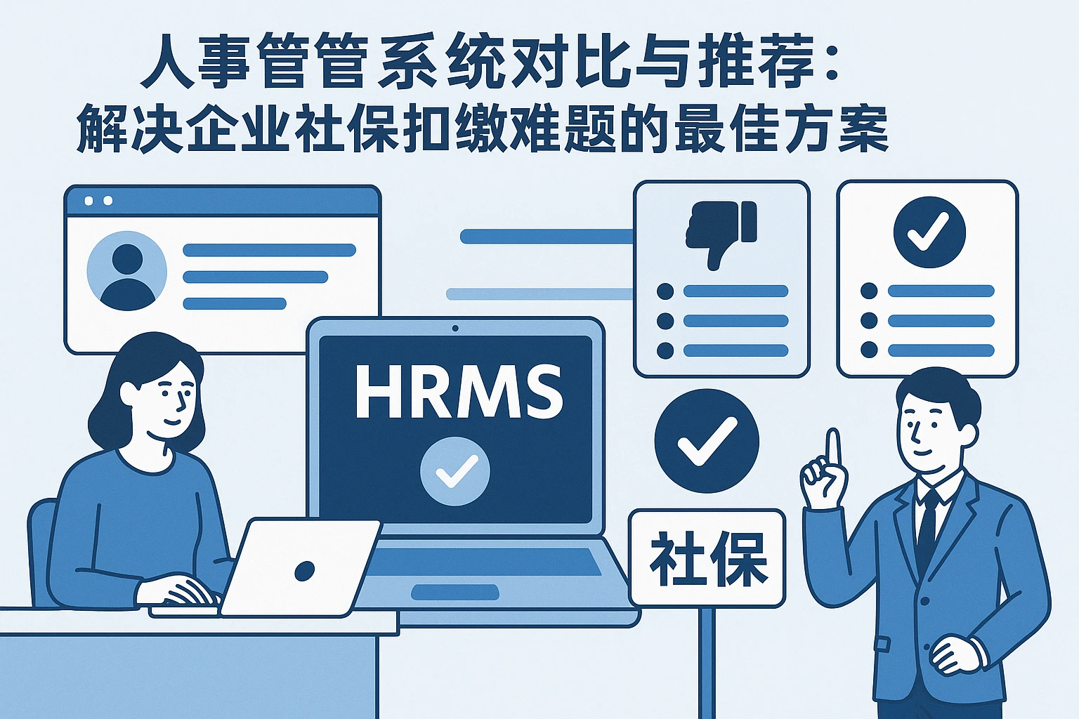 人事管理系统对比与推荐：解决企业社保扣缴难题的最佳方案